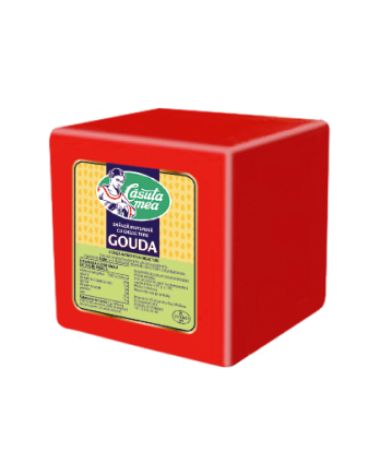 Cașcaval mini Gouda 45% bloc (1,3kg)